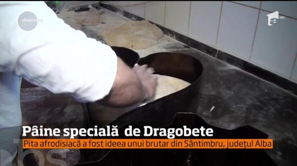 Pâine specială de Dragobete. Pita afrodisiacă a fost ideea unui brutar din județul Arad