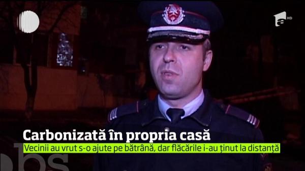 TRAGEDIE în Vaslui: O femeie de 80 de ani a ars de vie după ce a fost înconjurată de flăcări în casă