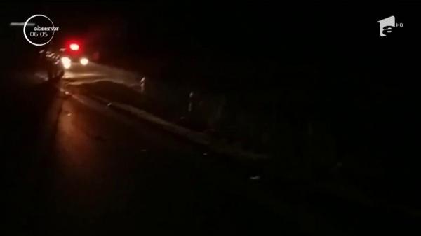 Accident mortal în Vâlcea: Un şofer beat, fără permis, a ucis un om şi a rănit trei copii