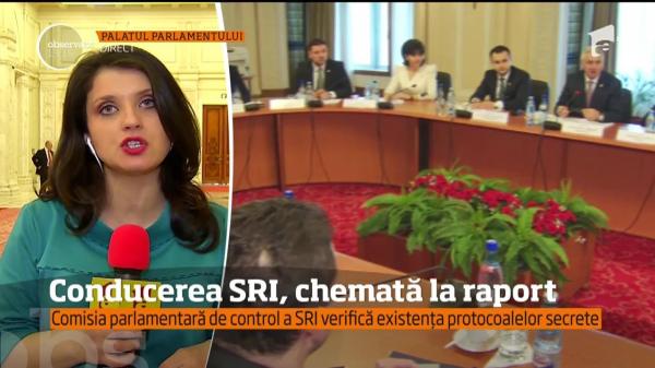 Conducerea Serviciului Român de Informaţii, chemată la raport de către Comisia parlamentară de control (VIDEO)