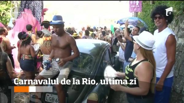 Ultima petrecere de stradă din Rio de Janeiro. Celebrul carnaval a ajuns la final