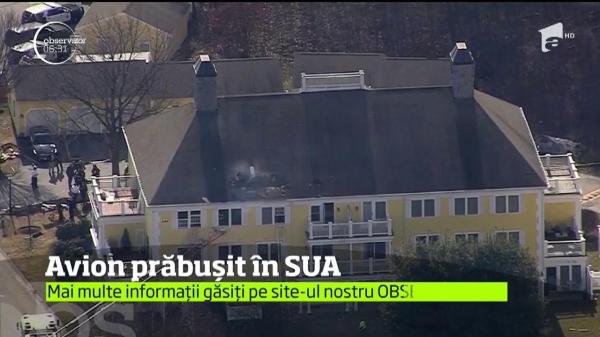 ACCIDENT AVIATIC, în Statele Unite. Un avion s-a prăbuşit peste o clădire (VIDEO)