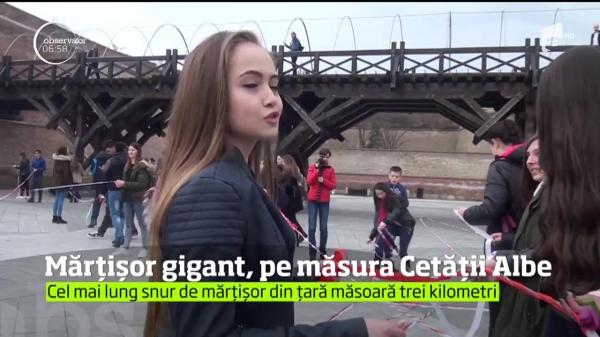 Cel mai mare MĂRŢIŞOR din România, la Cetatea Albă Carolina din Alba Iulia