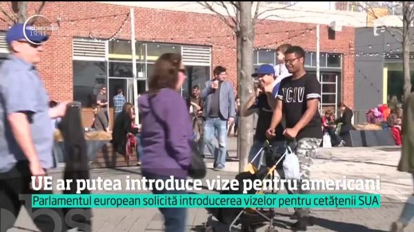 UE ar putea introduce vize pentru cetăţenii SUA
