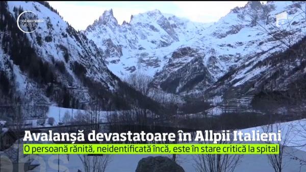 Încă o avalanşă face VICTIME!  Zăpada a îngropat o pârtie, în Italia