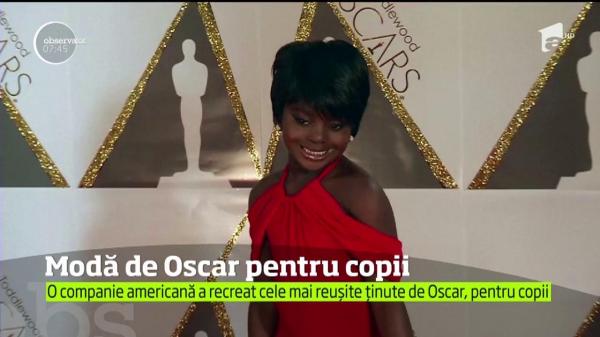 Ţinutele DIVELOR de la Oscar, recreate pentru copii