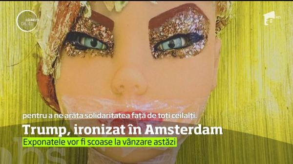 Expoziţie de CARICATURI cu Donald Trump, la Amsterdam