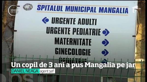 Un copil de trei ani a pus Mangalia pe jar. Băiețelul a plecat de acasă, în timp ce bunicul dormea