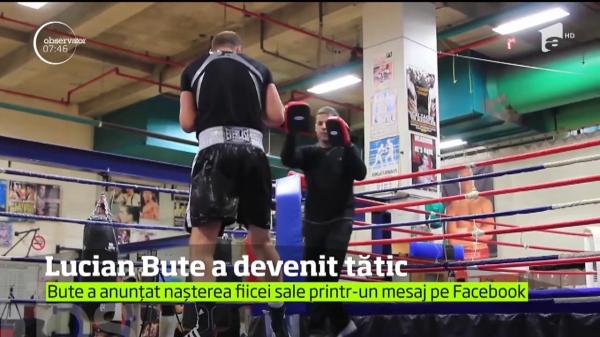 Lucian Bute a devenit tătic! Mesajul EMOŢIONANT postat de pugilist pe Facebook (VIDEO)