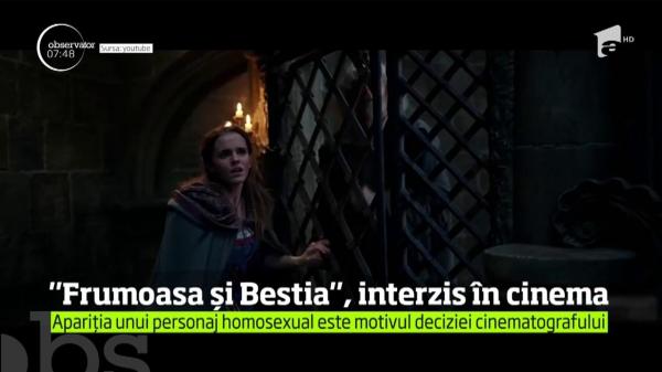 Filmul "Frumoasa şi Bestia", INTERZIS la cinema din cauza unui personaj homosexual (VIDEO)