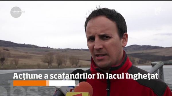 Misiune specială pentru scafandrii, în lacul Rugăneşti