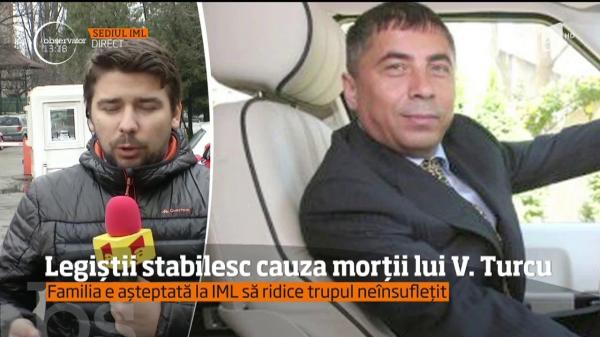 Legiștii stabilesc cauza morții lui Vasile Turcu. Trupul său a fost trimis la IML