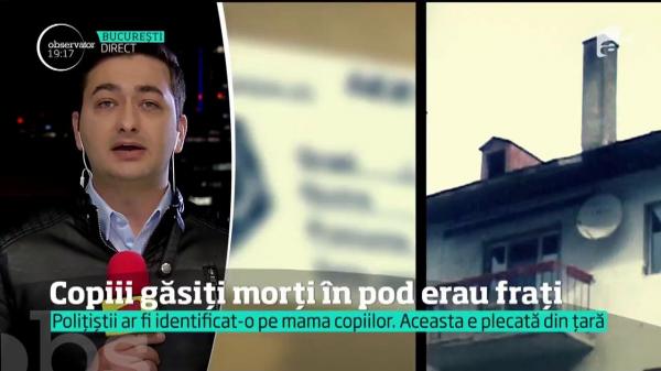 Copiii găsiți morți în podul blocului din Bistrița Bârgăului erau frați. Surse: mama a fost identificată în străinătate