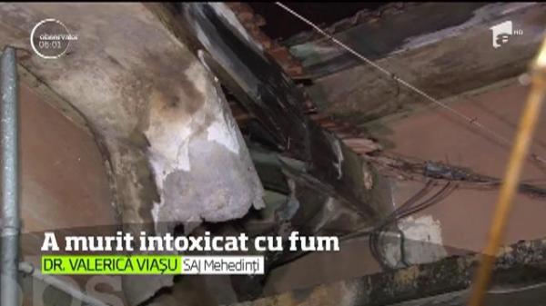 BLESTEM, spun vecinii! Un bărbat din Drobeta a murit intoxicat într-un incendiu, aşa cum a sfârşit şi tatăl său, în acelaşi LOC!
