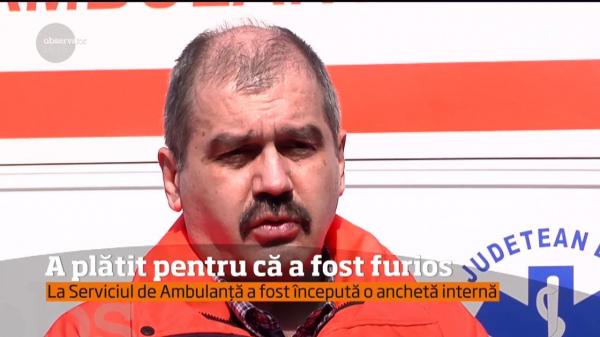 Bărbatul care a făcut scandal în Spitalul de Urgenţă Galaţi, amendat de polițiști