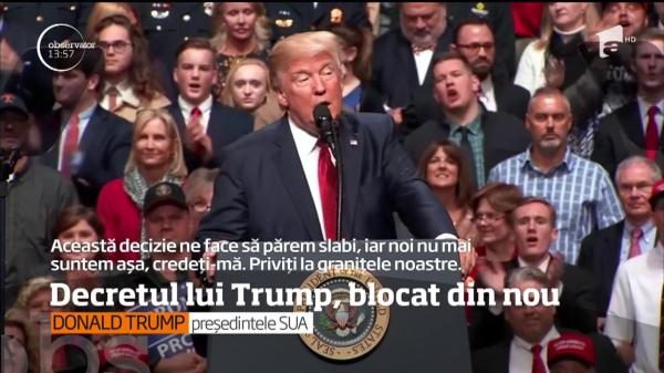 Nouă lovitură pentru decretul lui Trump privind restricţiile de călătorie, venită din Hawaii