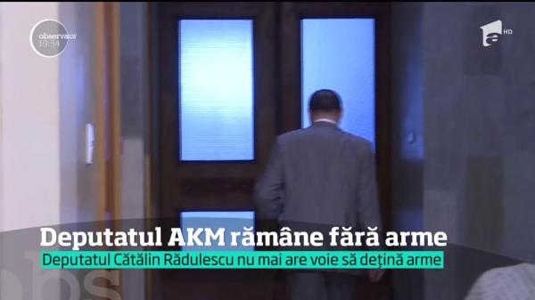 Deputatul PSD Cătălin Rădulescu a rămas fără arme, în urma declaraţiilor scandaloase la adresa protestatarilor