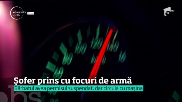 Urmărire cu focuri de armă pe străzile din Galaţi! Şoferul reţinut de poliţişti nu avea permis