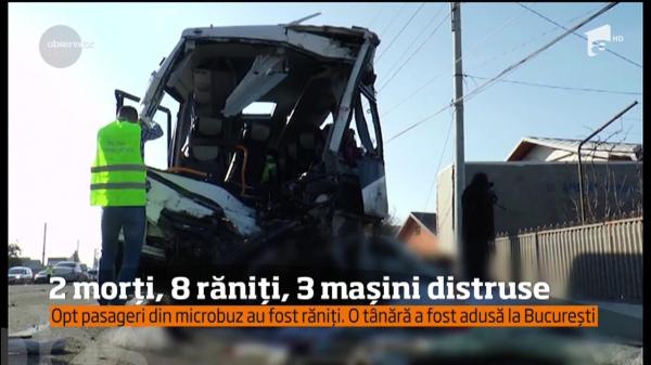 Imagini de COŞMAR pe DN1: Doi oameni au MURIT şi alţi opt au fost răniţi într-un grav accident rutier