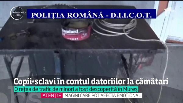 SCLAVIE în Mureş. Mai mulţi copii au fost SECHESTRAŢI şi EXPLOATAŢI, în contul datoriilor avute de părinţi la cămătari
