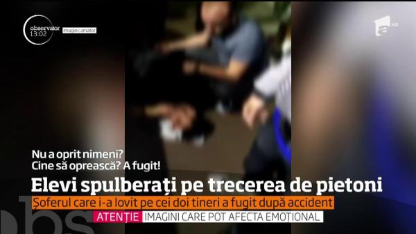 Accident groaznic în Călăraşi: Doi elevi au fost SPULBERAŢI pe trecerea de pietoni de un şofer care se întrecea cu altul