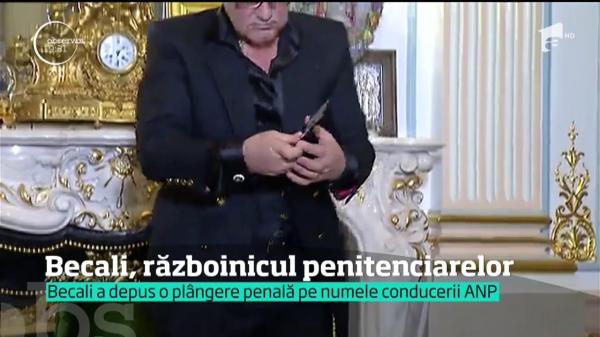 Gigi Becali a declarat război Administraţiei Naţionale a Penitenciarelor
