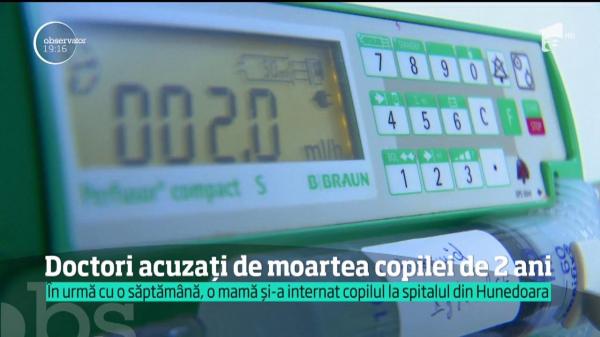 O fetiţă de 2 ani a murit în spitalul din Hunedoara, după ce doctorii au spus că s-a vindecat