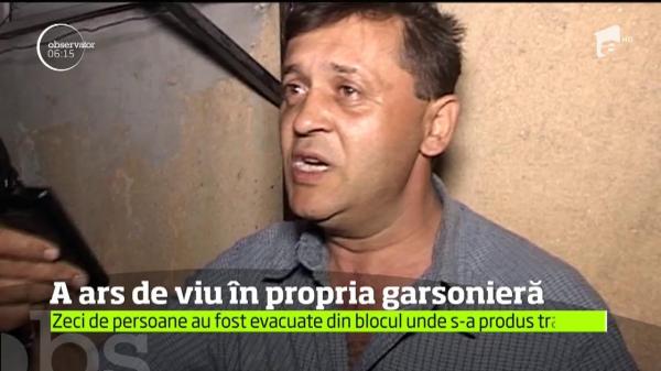 Imagini CUMPLITE în Gorj. Un bărbat a murit înconjurat de FLĂCĂRI, sub privirea ÎNGROZITĂ a unui vecin care încerca să îl SALVEZE