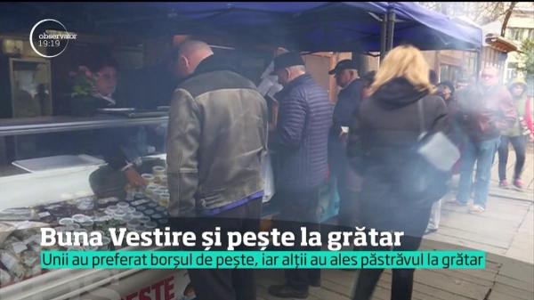 Creştinii sărbătoresc Buna Vestire, cu peşte la grătar!