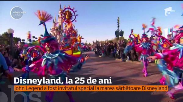 Disneyland Paris aniversează 25 de ani de la înfiinţare. Momentul a fost marcat printr-o serie de evenimente cu fast