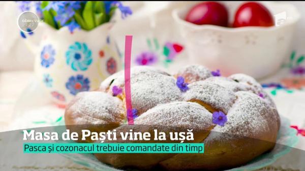 Meniul complet al mesei de Paști vine direct la ușă! Firmele de catering au început să se facă primele comenzi