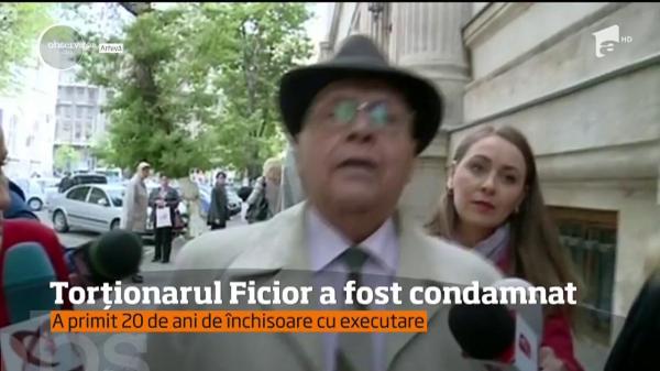 20 de ani de închisoare pentru Ion Ficior. Este al doilea torţionar, după Alexandru Vişinescu, condamnat pentru crime împotriva umanităţii (VIDEO)