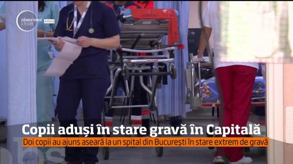 Doi copii, în stare extrem de gravă la spital, după ce au băut dintr-un sirop (VIDEO)