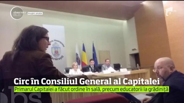 Ședinţă transformată în bâlci, la Primăria Capitalei. O consilieră ar fi fost făcută "prostituată"