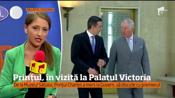 De la hora în care s-a prins la Muzeul Satului, Prinţul Charles a trecut la lucruri serioase! Premierul Grindeanu l-a primit la Palatul Victoria (VIDEO)