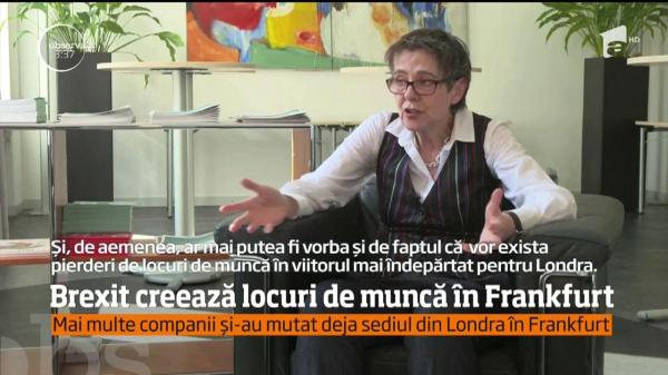 Frankfurt, noua destinaţie a imigranţiilor din Londra, după BREXIT