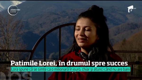 Lora a vorbit deschis despre greutăţile de care a trecut în drumul spre succes