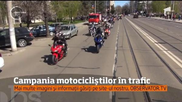 Motoare TURATE, la Brăila. Cum încearcă motocicliştii să atragă atenţia şoferilor, ca parteneri de trafic