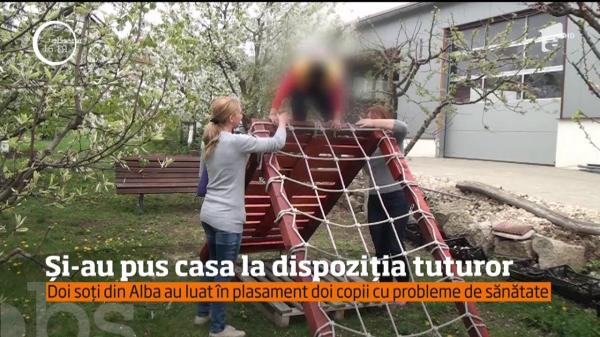 Doi soţi din Alba Iulia şi-au pus casa la dispoziţia copiilor cu probleme de sănătate