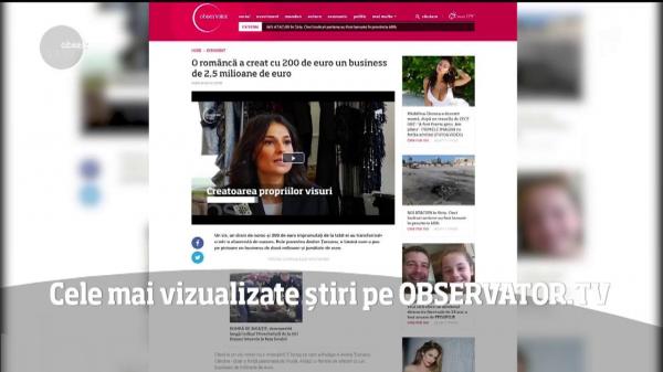 Cele mai vizualizate știri pe Observator.TV