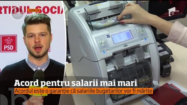 Primul pas pentru creşterea salariilor bugetarilor. Coaliţiei de guvernare s-a întâlnit la Sinaia (VIDEO)