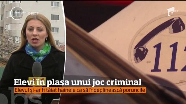Caz nou de BALENA ALBASTRĂ la Vaslui. Un băiat şi-a tăiat hainele şi şi-a desenat pe mână semnul jocului (VIDEO)