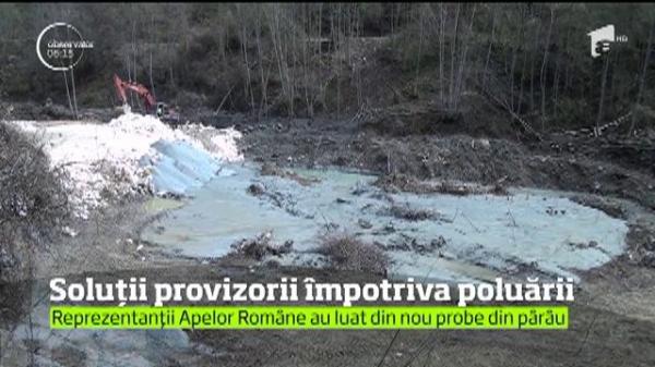 Dezastrul ecologic de pe râul Arieş, poluat cu steril, rezolvat doar PROVIZORIU