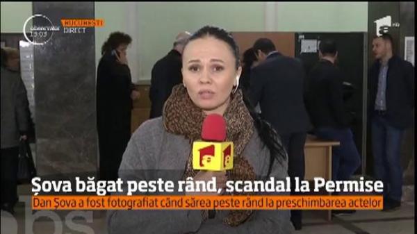 Scandal la Direcţia de Permise din Capitală! Fostul senator Dan Şova ar fi fost ajutat să-şi schimbe permisul, fără să mai stea la rând (VIDEO)