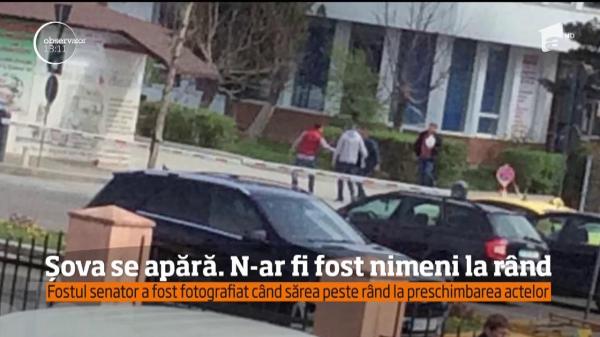 Dan Şova neagă că ar fi sărit peste rând la coada de la Direcţia de Permise (VIDEO)