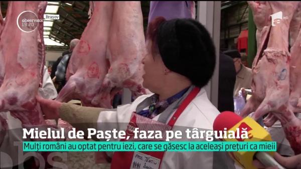 Carnea de miel, mai ieftină ca anul trecut! Cât vom plăti anul acesta pentru masa de Paşte