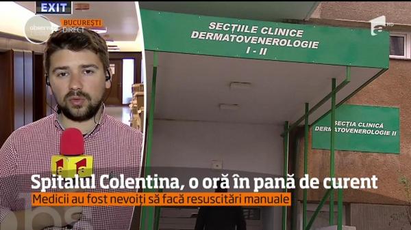 SITUAŢIE GRAVĂ la Spitalul Colentina! Medicii au fost nevoiţi să resusciteze manual pacienţii din sala de operaţii, după o pană de curent (VIDEO)