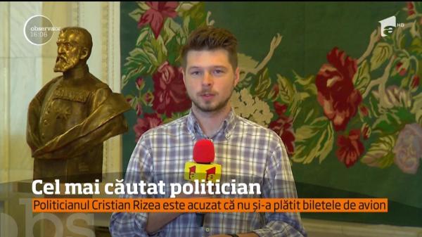 Fostul deputat Cristian Rizea, acuzat că nu şi-a plătit biletele de avion