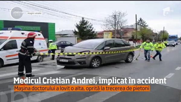 Medicul Cristian Andrei, implicat într-un carambol produs în orașul dâmbovițean Răcari!