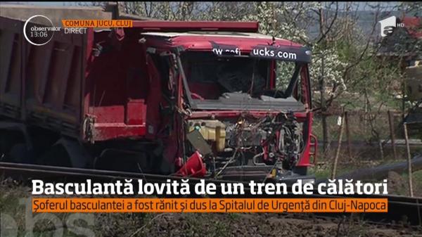 Şoferul autobasculantei, lovită de tren la Cluj, VINOVAT pentru accidentul în care a fost rănit (VIDEO)